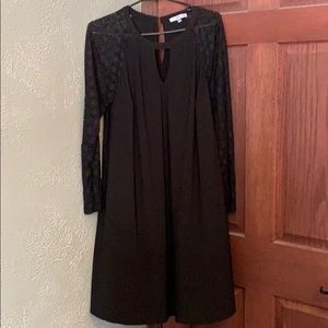 Black long sleeved dress